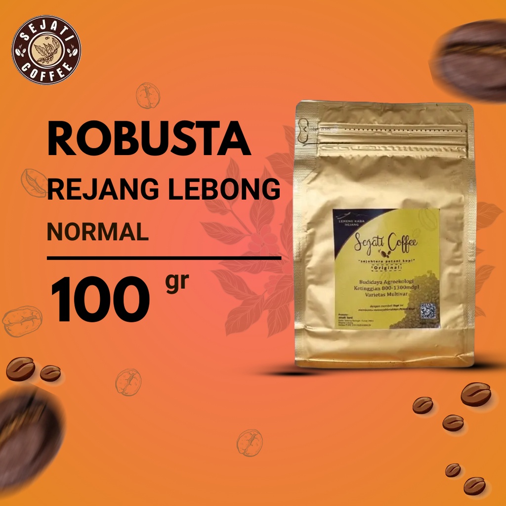 

Kopi Bubuk Robusta Rejang Lebong Normal 100 gram