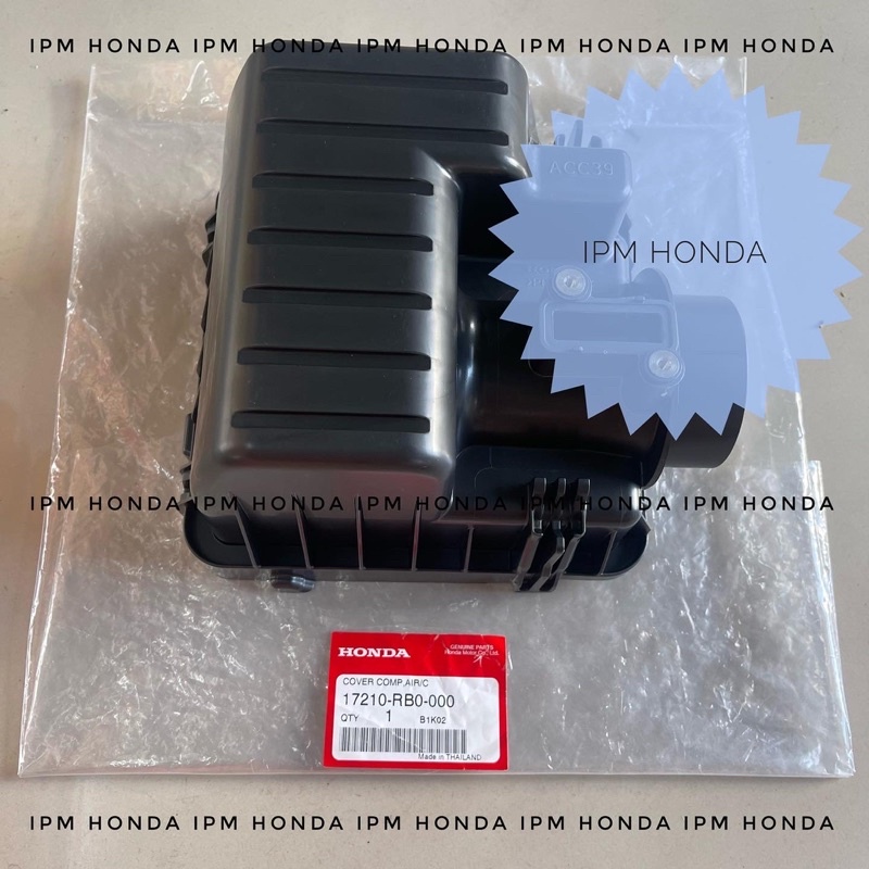 17210 RB0 Original Cover Tutup Air Filter Saringan Udara Honda Jazz S RS GE8 2009-2013 City GM2 IVTEC 2009-2013 Freed 2009-2015 Brio 1300cc 2013-2020