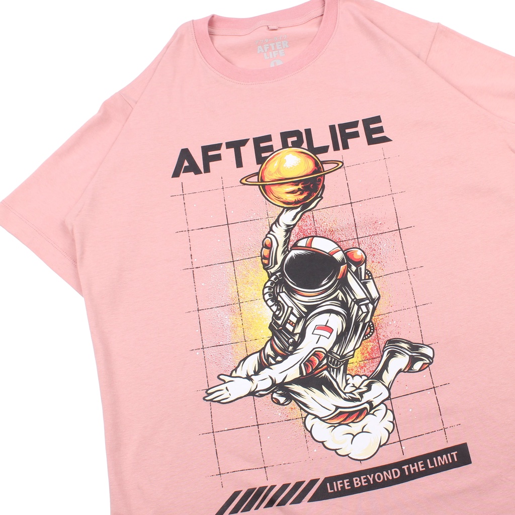 AFTERLIFE - Tshirt Astro Ball Peach Pink | 21026C