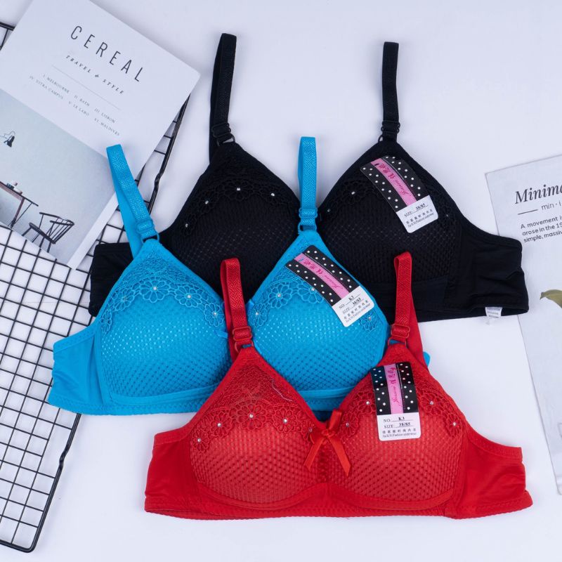 BRA WANITA TANPA KAWAT BUSA TEBAL