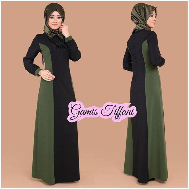 Gamis Tiffani - jasa jahit nunim - custom jahit - gamis turki