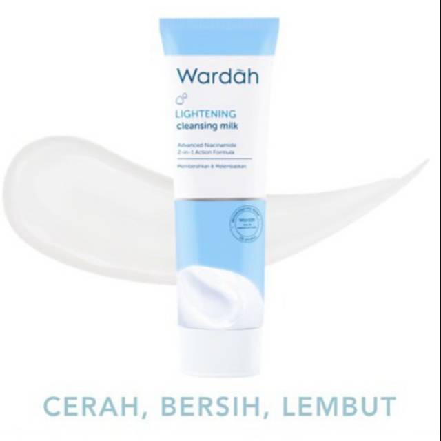 WARDAH LIGHTENING CLEANSING MILK 100  Ml(kemasan Baru)