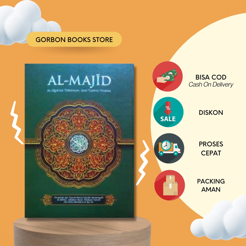 Al Quran Al Majid Terjemah&Tajwid Warna Besar