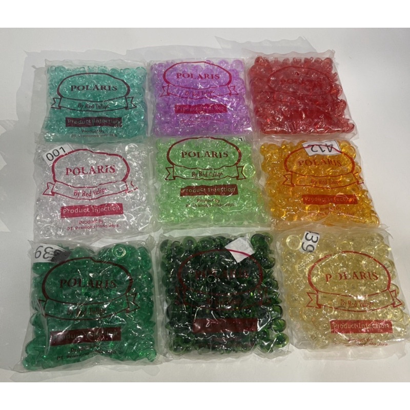 Kancing Jamur | Kancing Jamur Kristal Bening Polaris Isi 144 pcs