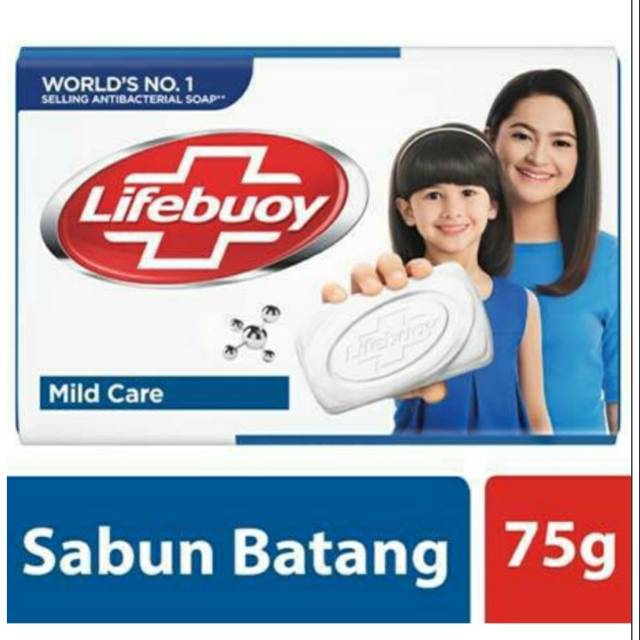 Lifebuoy Sabun Mandi Batang 75g - Mild Care