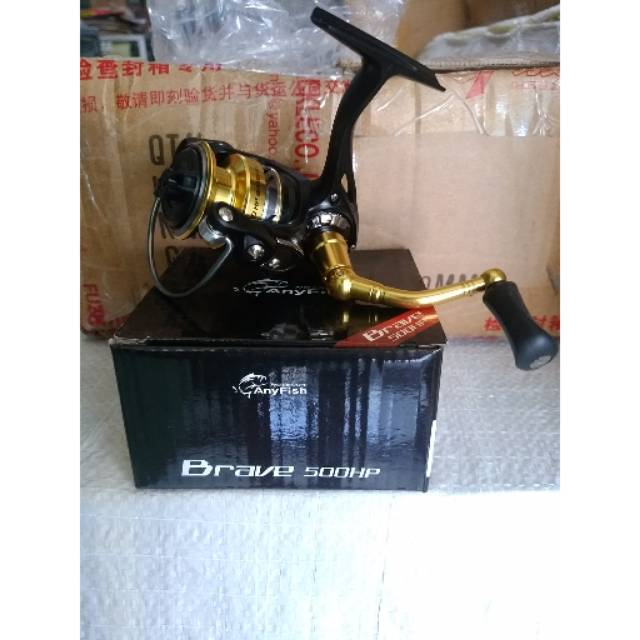 Reel pancing UL anyfish brave 500 one way power handle murah laris semarang