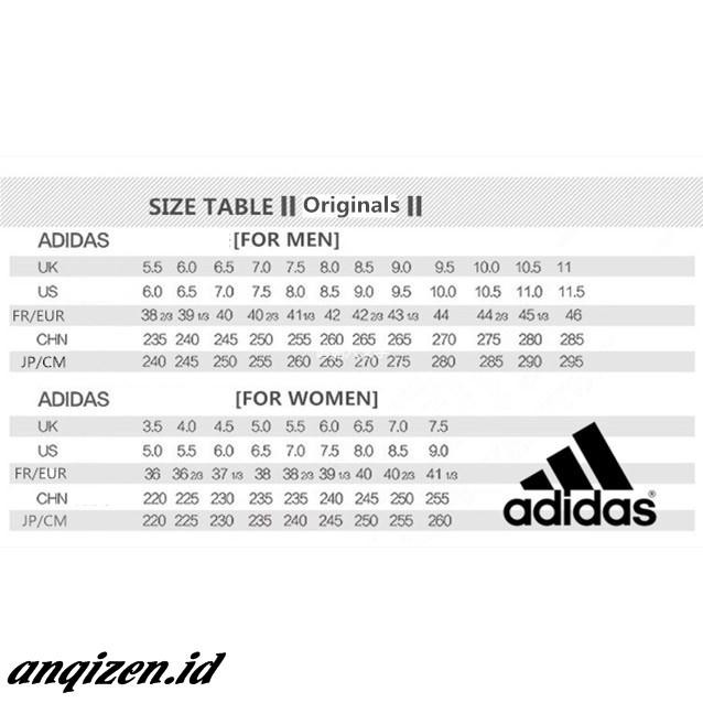 adidas size 38 in cm