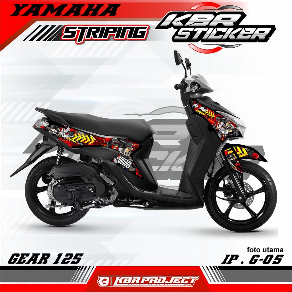 (COD) STICKER STRIPING GEAR 125 - STICKER STRIPING GEAR 125.05