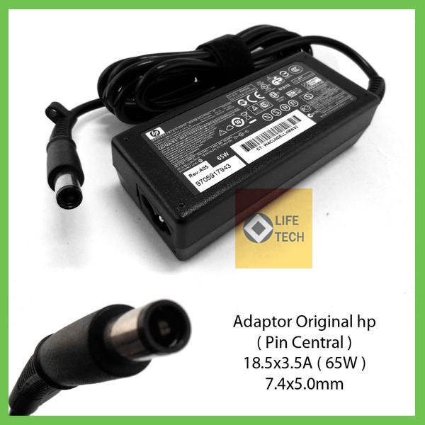 AC Adaptor Charger Laptop HP COMPAQ CQ20 CQ40 CQ42 Omnibook Elitebook 2530p 6930p 2730p 8530p ProBook 4310s 4515s 4510s 4710s 18.5V 3.5A 65W 7.4*5.0mm / 381090-001 384019-001 384019-001 384019-002 384019-003 384019-003 391172-001 391172-001 418872-001