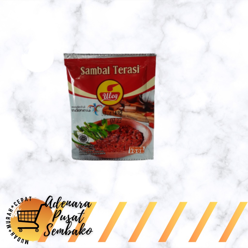 

SAMBAL TERASI ULEG SACHET 30 GRAM FINNA FOOD