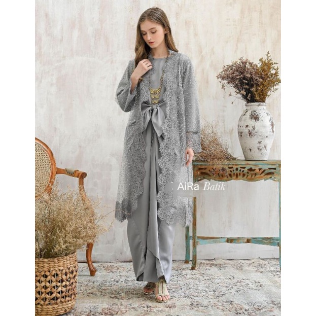 NM56IU KAFTAN IKAT BRUKAT TILE LACE