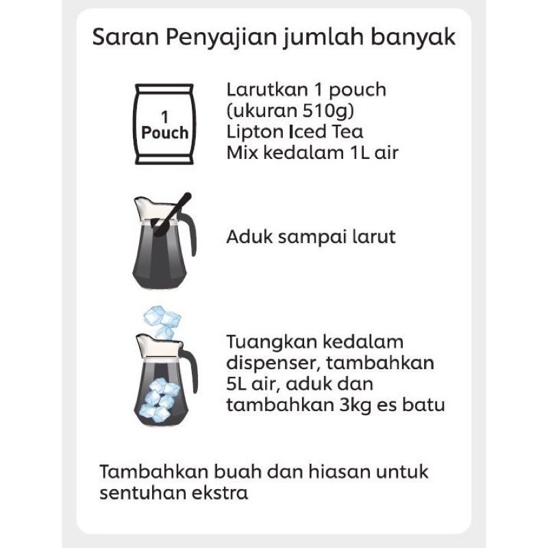

MAR Lipton/Lipton tea/ Lipton ice Tea/teh lipton 510g lemon dan peach