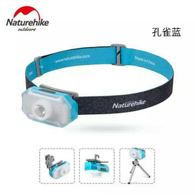 Headlamp 220 Lumen Naturehike NH18T001-A Senter Kepala multi fungsi