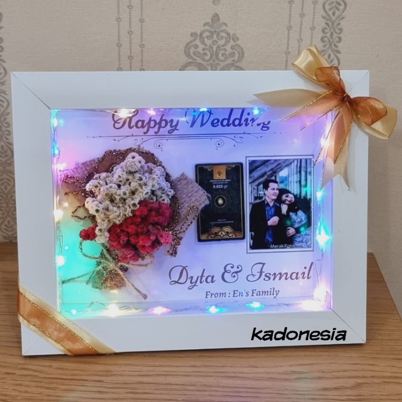 Kado Hari Ibu / Hadiah Hari Ibu / Frame Lampu Mother Day