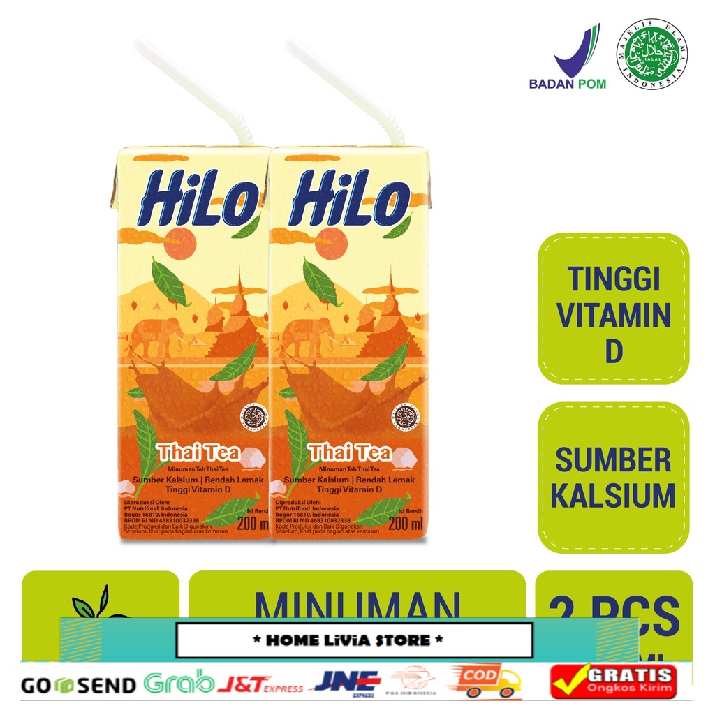 

Twin Pack - Hilo Thai Tea RTD 200 ml 200 ml - Ready to Drink
