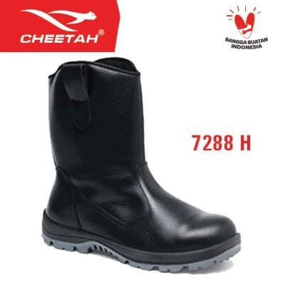 Cheetah 7288 H - Sepatu Safety Cheetah 7288 Hitam