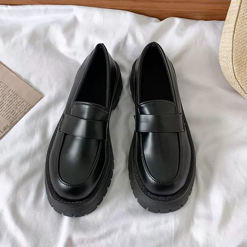 SEPATU KERJA WANITA LOAFERS NEW FASHION STYLE KOREA PREMIUM WR 09