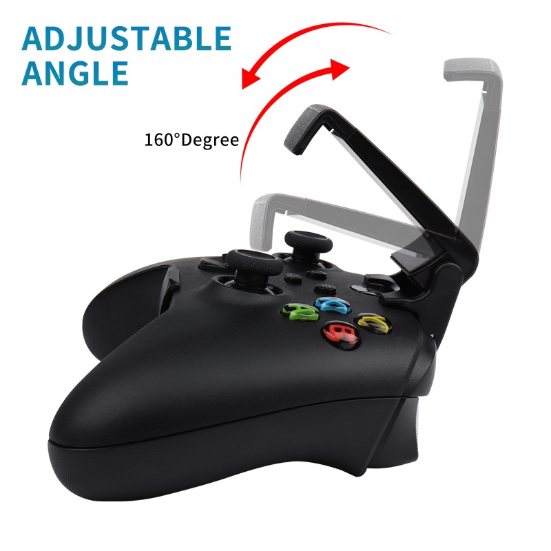 Btsg Adjustable Controller Phone Mount Seri forXbox Gamepad Controller Holder Dapat Dilipat Holder