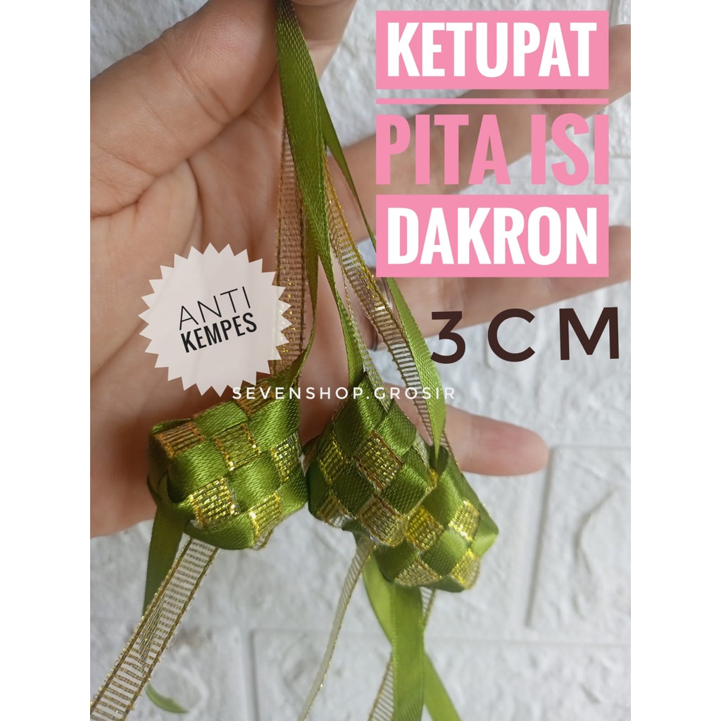 

ketupat pita mini hiasan ketupat
