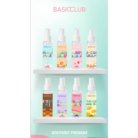 ( DISTRI ) BODYMIST BASICCLUB 100 ML BPOM