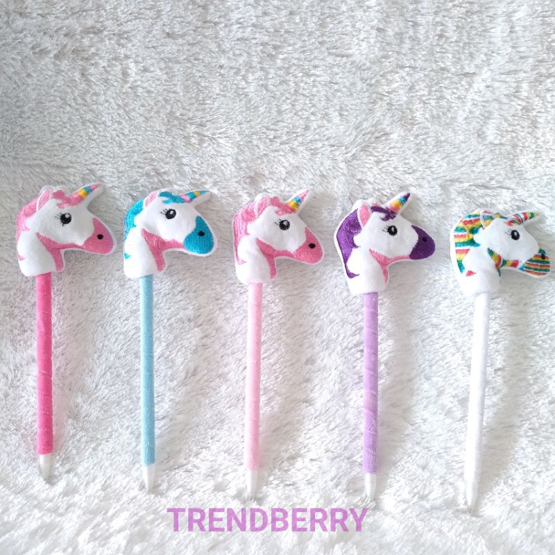 Bolpen karakter unicorn Lucu pulpen unicorn anak sekolah ATK Kado ultah Souvenir unicorn kado unicorn ballpoint anak murah