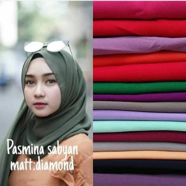 Pasmina Sabyan Diamond Premium - Kerudung Sabyan Diamond - Jilbab Sabyan Diamond