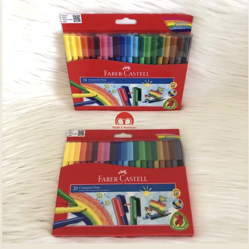 

Connector Pen Faber Castell 20 Warna 60 Warna 80 Warna