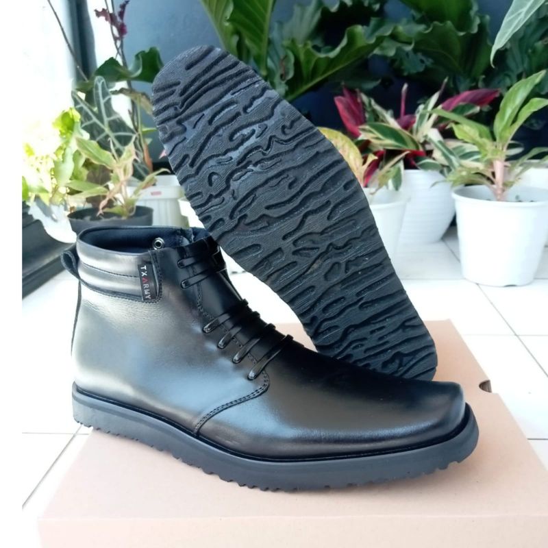 SEPATU PDH KULIT SAPI ASLI KILAP MERK MR MASTER SEPATU PDH DINAS KANTOR TNI POLRI SECURITY SATPAM