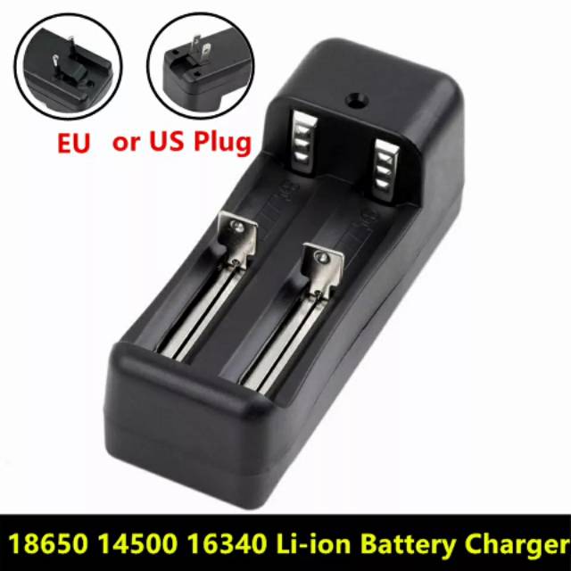 Universal Charger Baterai 18650 14500 16340 26650 senter police