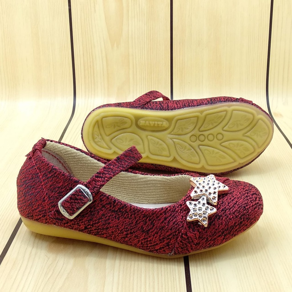 Sepatu Anak Perempuan 1 2 3 4 5 6 Tahun MERAH Casual - Sepatu Pesta Anak CEWEK Casual Size 22 - 35