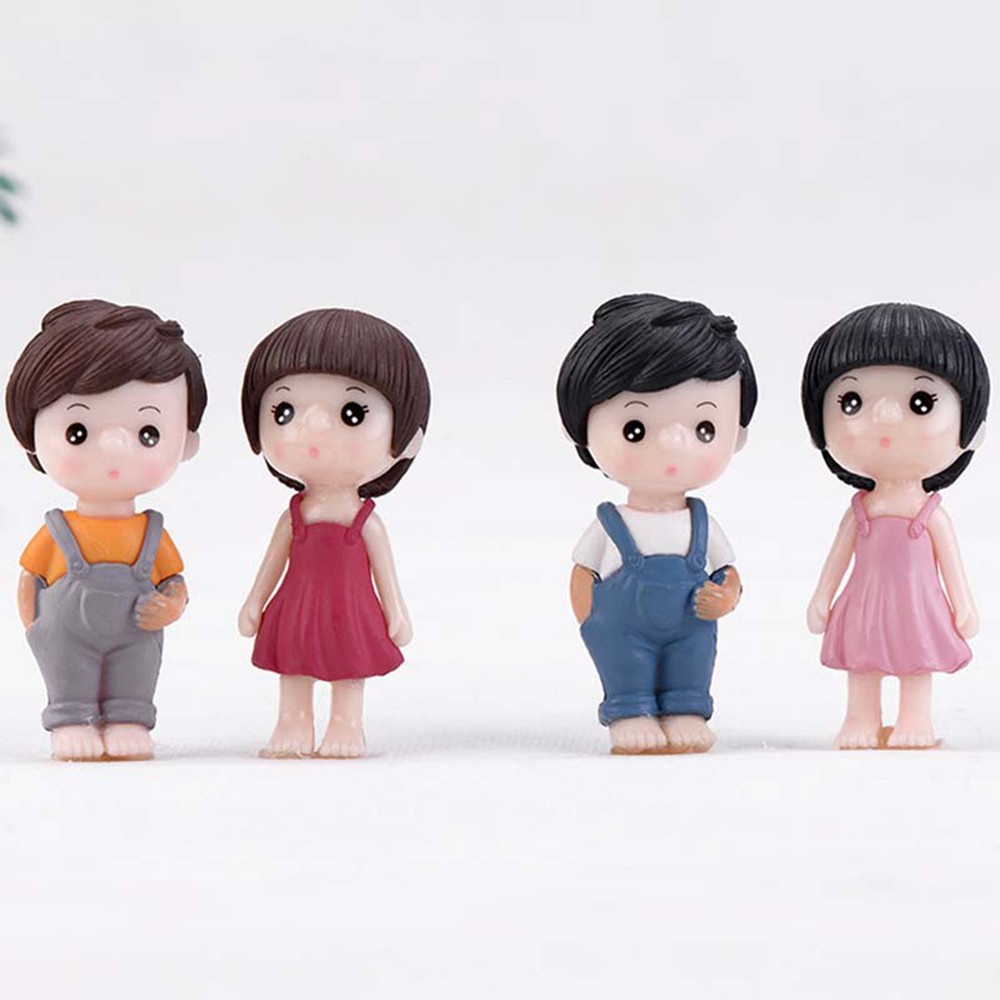 Mxbeauty 2 / 3pcs Miniatur Pasangan Kakek Nenek Untuk Dekorasi Rumah Boneka