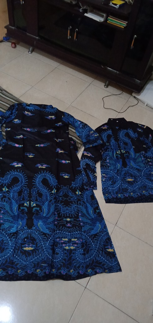 Maura Couple - Sania Ruffle Batik Couple Ori Ndoro Jowi Dnt Garansi