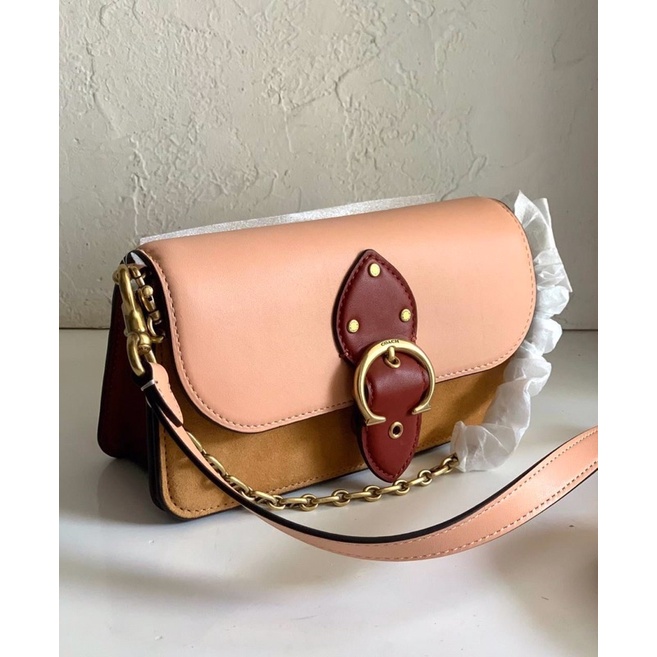 Coach Beat crossbody clutch in color blush natural multi