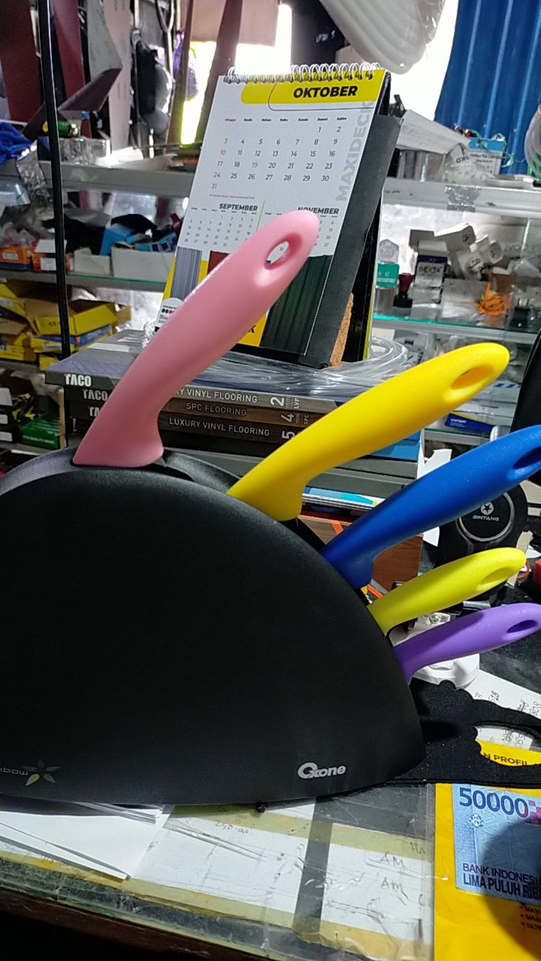 Oxone Ox606 Pisau Set Dapur Rainbow Knife Set Warna Warni Serba Guna Ox-606