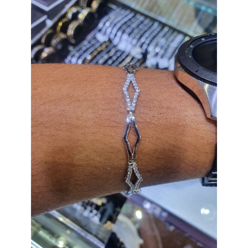 gelang rantai kadar 750 paladium