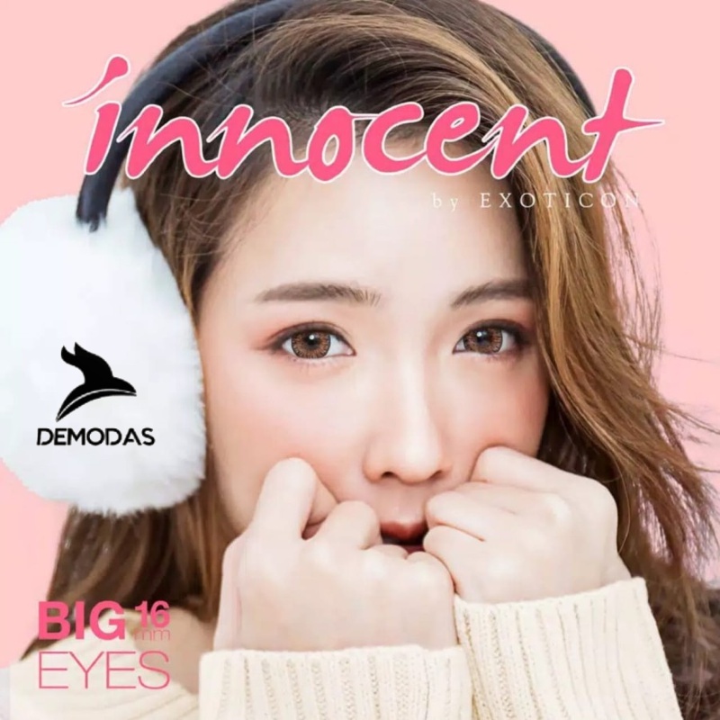 Softlens Innocent X2 Gratis Minus Normal Black Blue Grey Brown Demodas Glasses Soflen Kontak Lens Lensa Kontak