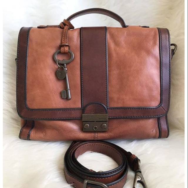 FOSSIL VRI MESSENGER 2TONE BROWN