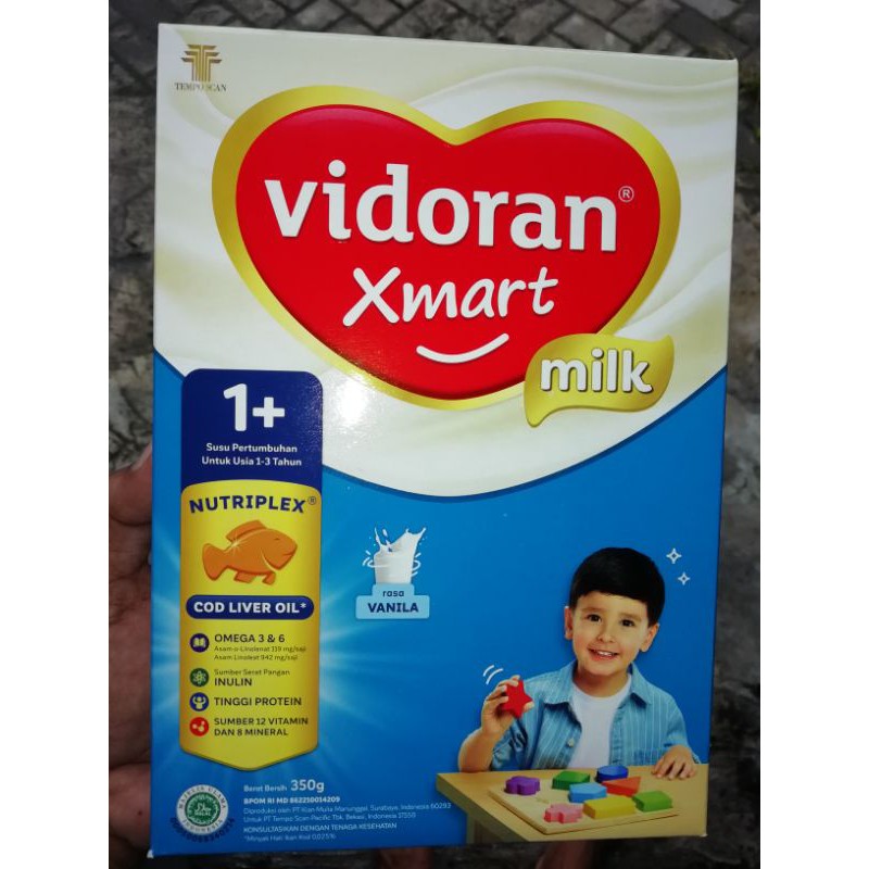 vidoran xmart 1+ vanila 350g murah
