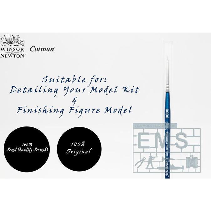 

TERBARUU!! Kuas Winsor & Newton Cotman Ukuran 0000 / Alat Pendukung Seni Gambar COD