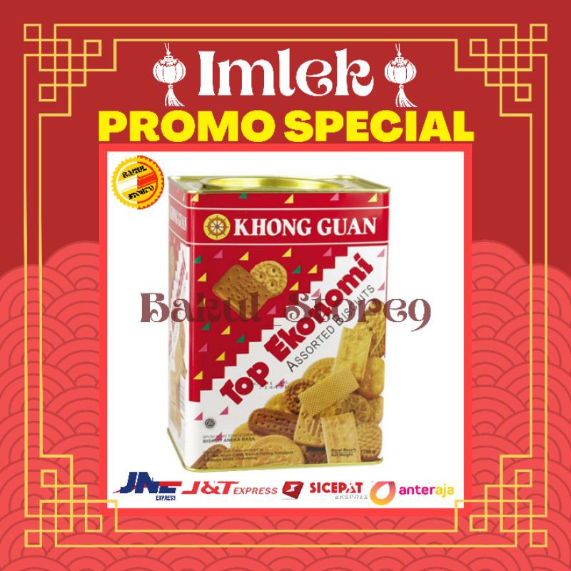 Khong Guan Top Ekonomi Assorted Biscuits 1150 Gr