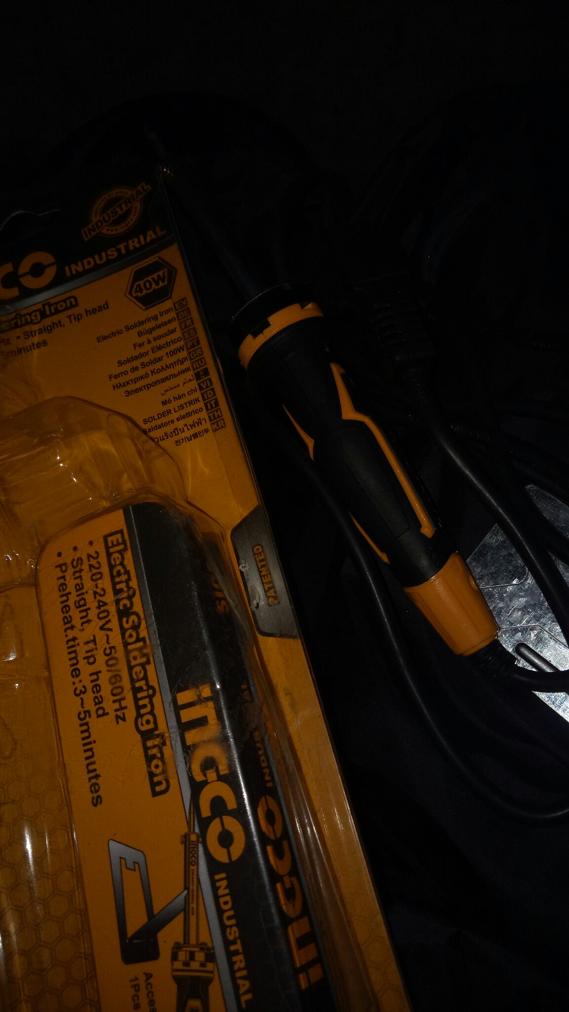 Solder Listrik Eletric Soldering Iron 40w Ingco Si0248