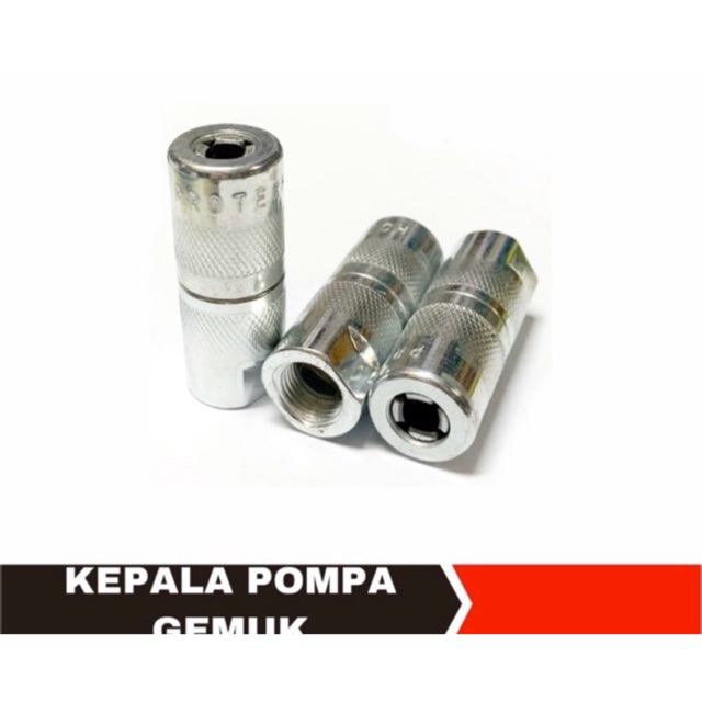 Kepala Pompa Gemuk Kepala Grease Gun Ujung Selang Pompa Gemuk