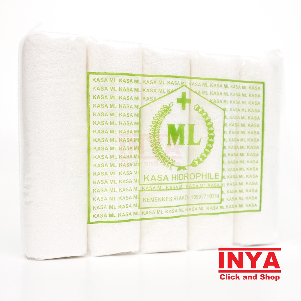 PERBAN GULUNG ML KASA HIDROPHILE PACK isi 5 Roll Bandage P3K