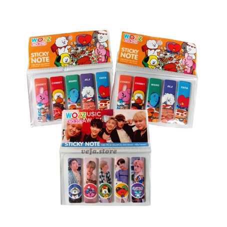 

Sticky Note BTS Pembatas Buku Karakter BTS BT21 Termurah