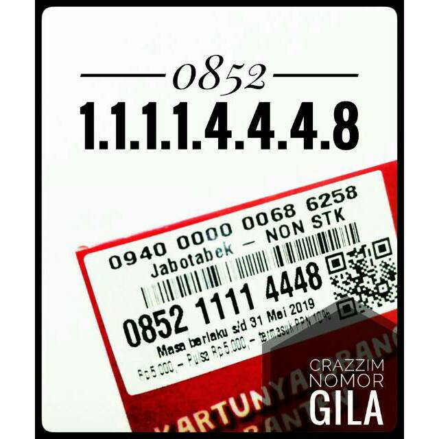 Nomor Cantik Telkomsel As Super Hoki. No Cantik Telkomsel Murah Kwartet Triple