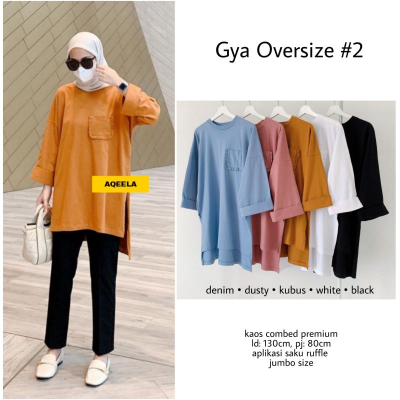 BAJU BIG SIZE GYA OVERSIZE BAJU JUMBO POLOS