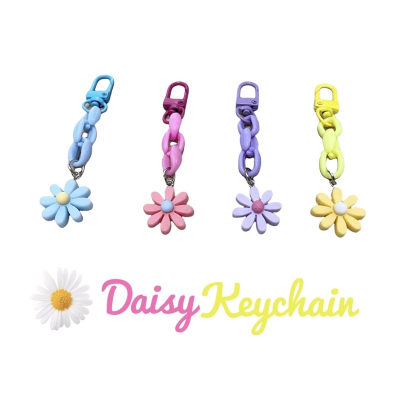 GANTUNGAN KUNCI BUNGA DAISY