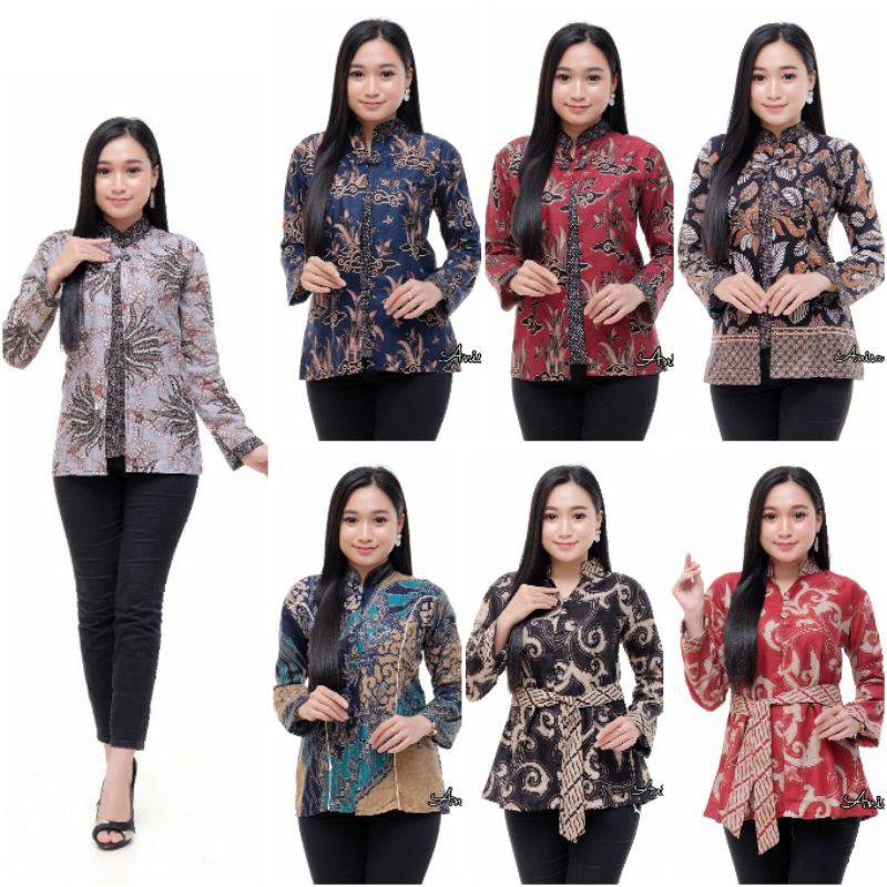 Atasan Batik Wanita PPBTK07 Modern Batik murah Cassual Atasanbatik Wanitabatik /Atasanwanita...