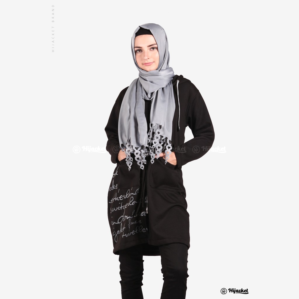 Hijacket Urbanashion Series Origilal Jaket Hijabers Bahan Premium Fleece yang 