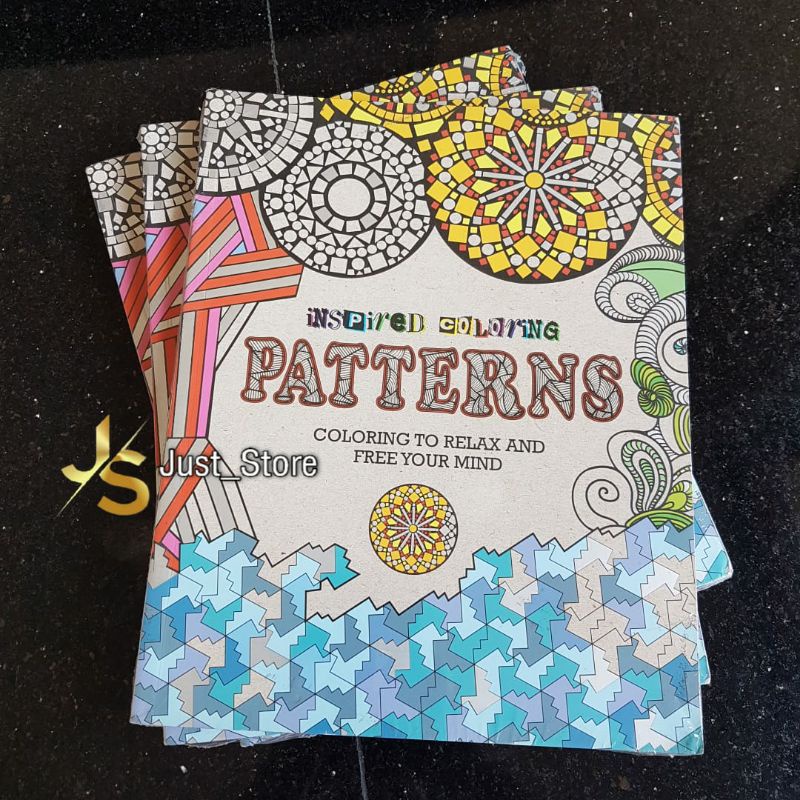 INSPIRED Coloring Pattern - Adult Coloring Book IMPORT